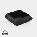 Swiss Peak RCS recycled PU Foldable Magnetic Storage Tray - Black