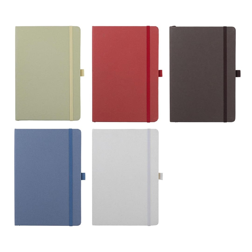 ABULA - eco-neutral® A5 Hard Cover Notebook & Pen Set - Lavender Paper