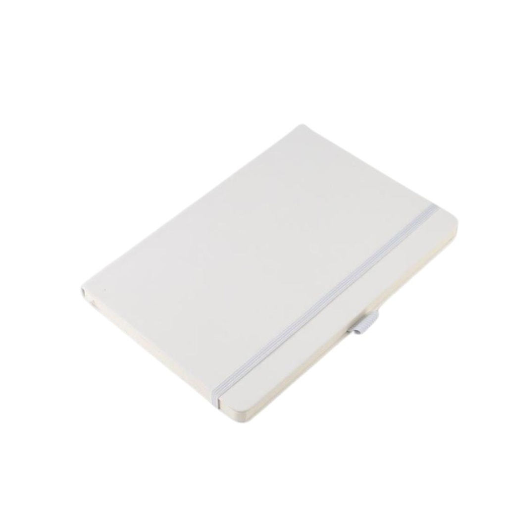 JURSI - Giftology A5 PU Notebook with Pen Loop - White