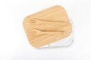 CORNETO - Hans Larsen Glass Lunch Box with Bamboo Cutlery