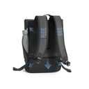  Urban Water Resistant Flap-top Backpack - Black