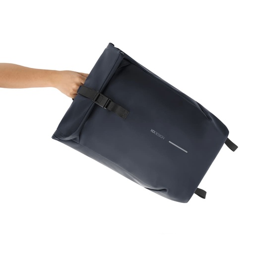  Urban Water Resistant Flap-top Backpack - Navy