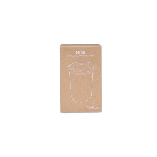 NIMI - Giftology Double Wall Travel Mug 300ml - Green