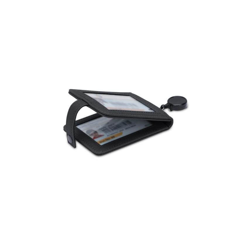 KOLN - Santhome ID Cardholder with Reel Badge - Black