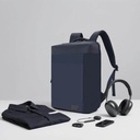 DURHAM - Santhome 15.6" Laptop Backpack - Navy Blue