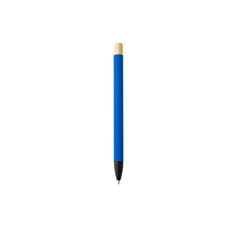 BOLT - Aluminium Push Action Ballpen - Medium Blue 