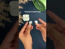 TUNEVO RCS recycled plastic wireless earbuds - Black