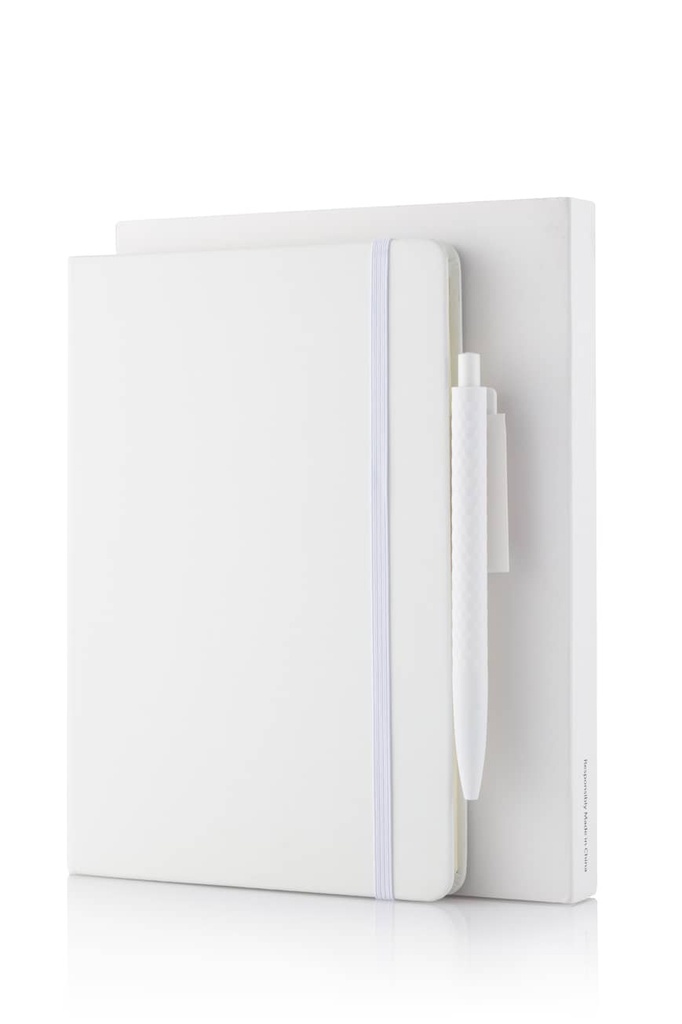 LIBELLET Giftology A5 Notebook With Pen Set (White)