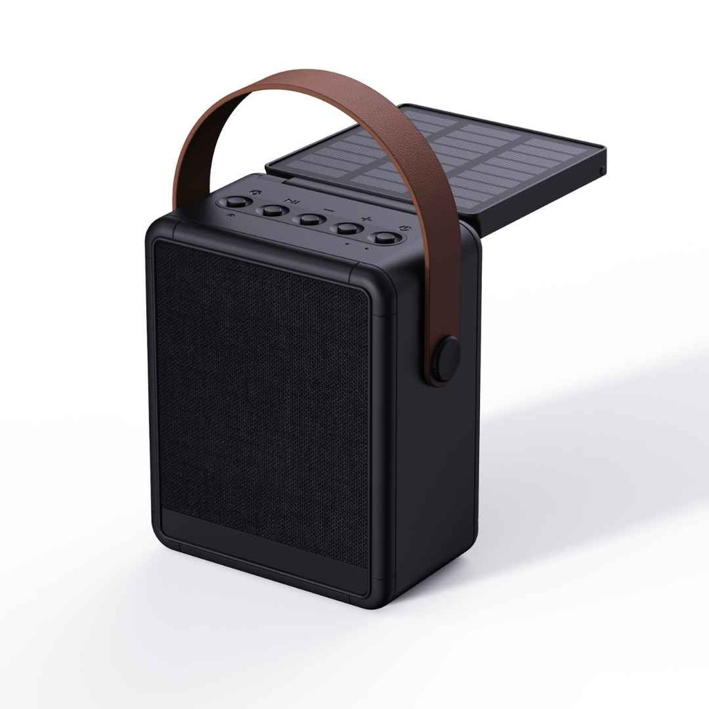 SOLA - @memorii RCS Recycled Solar Speaker & Lamp - Black