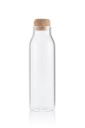 DELLACH - Borosilicate Glass Bottle with Cork Lid - 1200ml