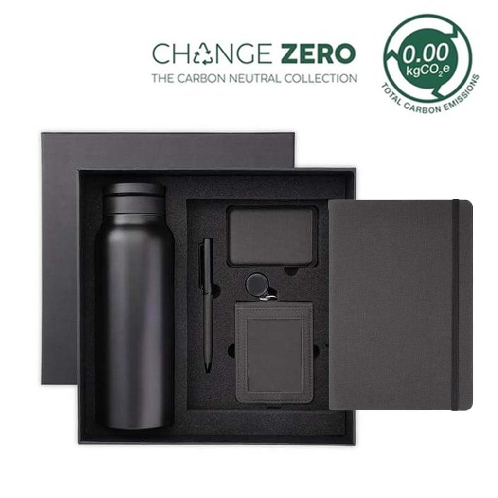 AVEIRO - CHANGE ZERO Sustainable 5pc Gratitude Gift Set - Black