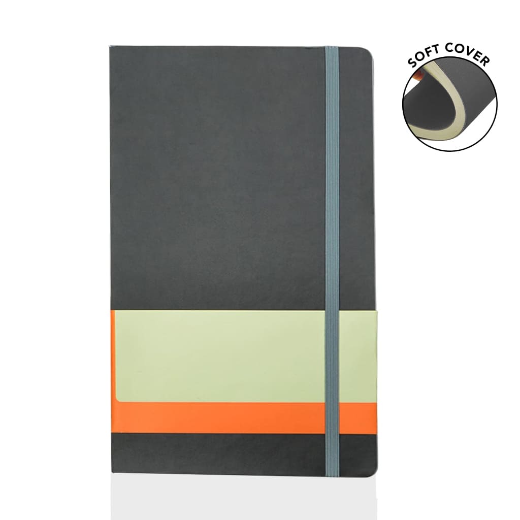 RULBUK - SANTHOME Softcover Ruled A5 Notebook Grey