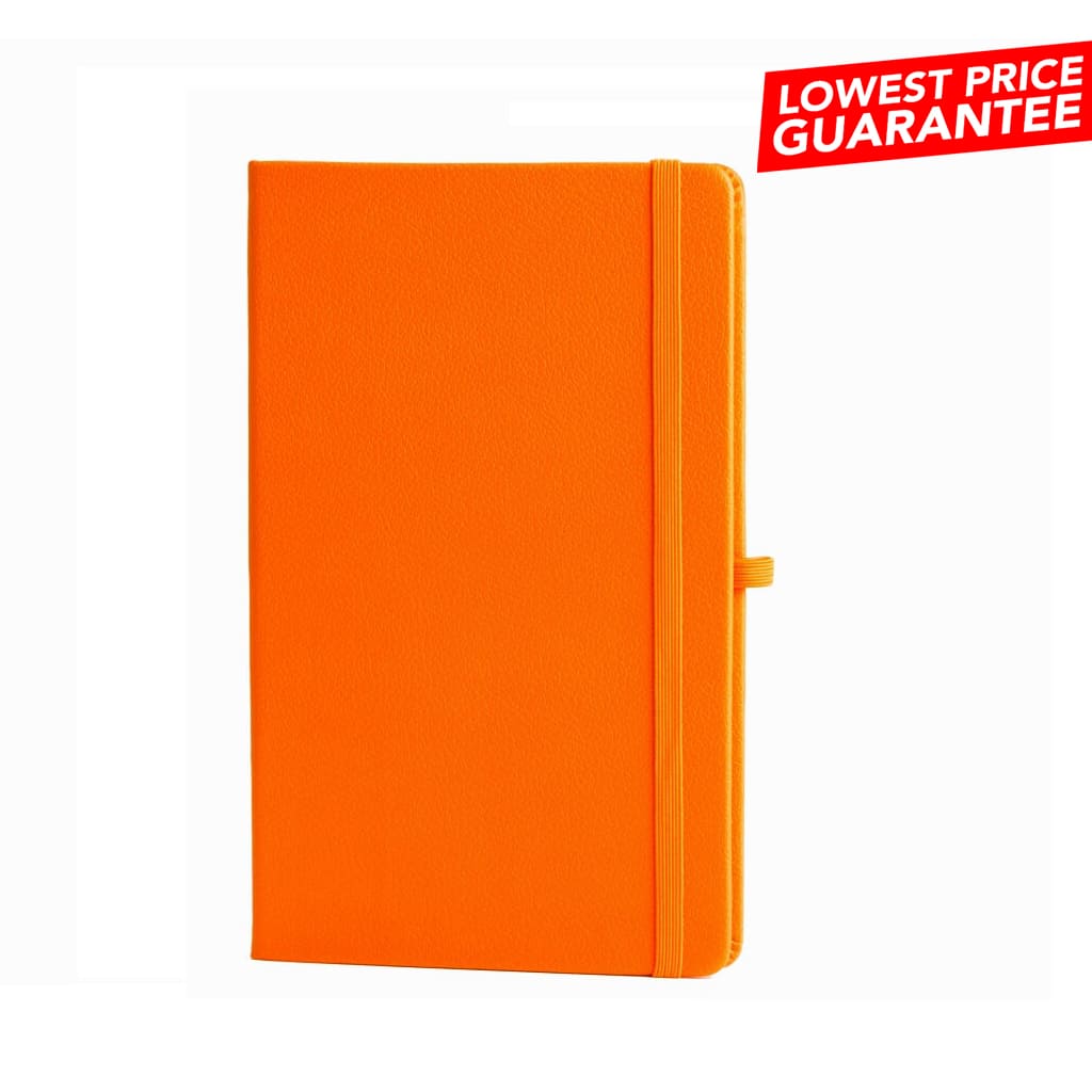 PINGER - Giftology A5 Hard Cover Ruled Notebook - Orange