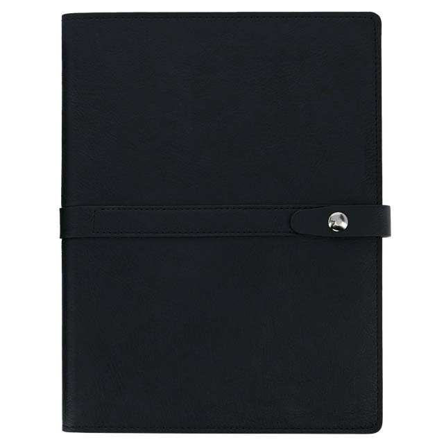 VIZELA - SANTHOME A5 Size Thermo Black Notebook