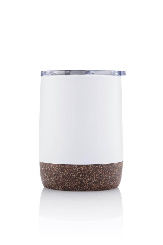 GOUDA - Hans Larsen Vacuum Mug With Cork Base - White