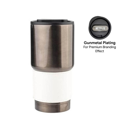 [DWHL 3263] BOLIN - Hans Larsen Insulated Tumbler with Grip Sleeve 530ml - White