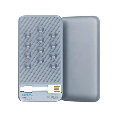 [ITPB 462] SQUIP - @memorii Powerbank 8000 mAh-Silver