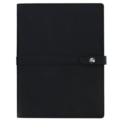 [NBSN 204] VIZELA - SANTHOME A5 Size Thermo Black Notebook