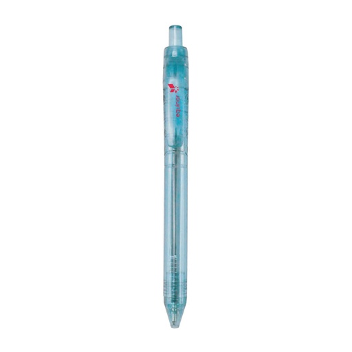 [PP 265-Transparent] BUVY Eco Neutral PET Recycled Pen-Transparent Blue